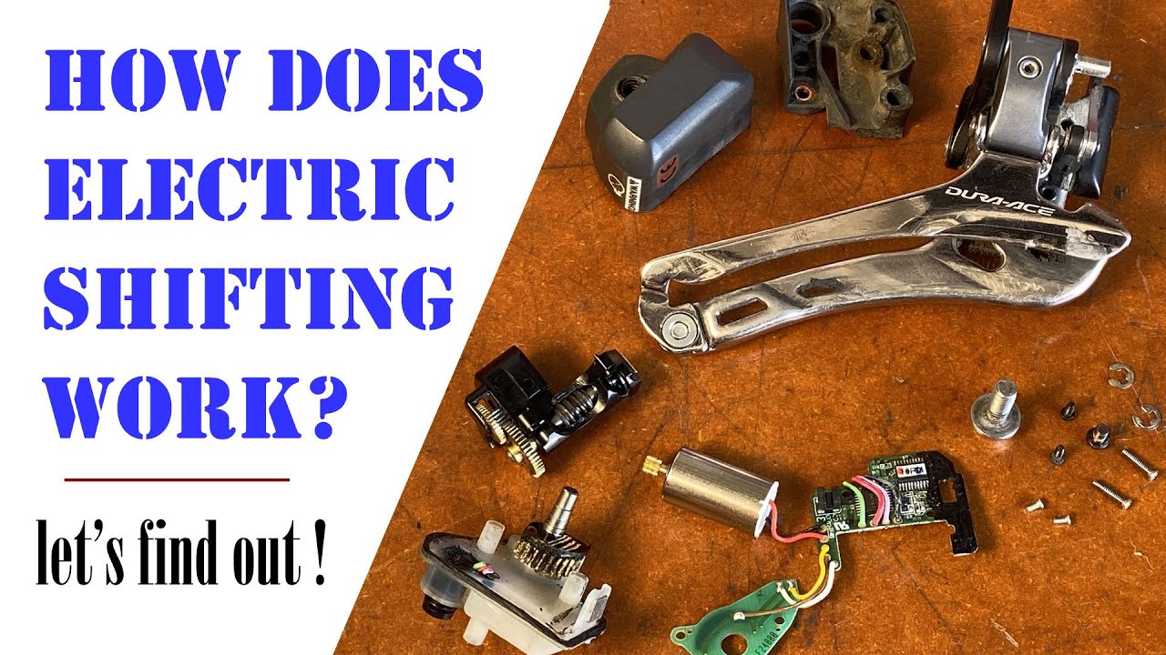 A Look Inside Shimano Di2 ELECTRIC SHIFTING Bicycle Front Derailleur