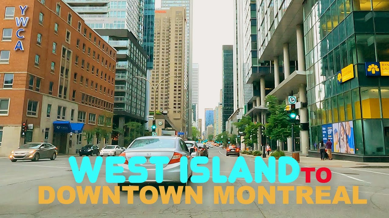 [ 4K Video ] Driving From West Island to Montreal Downtown
