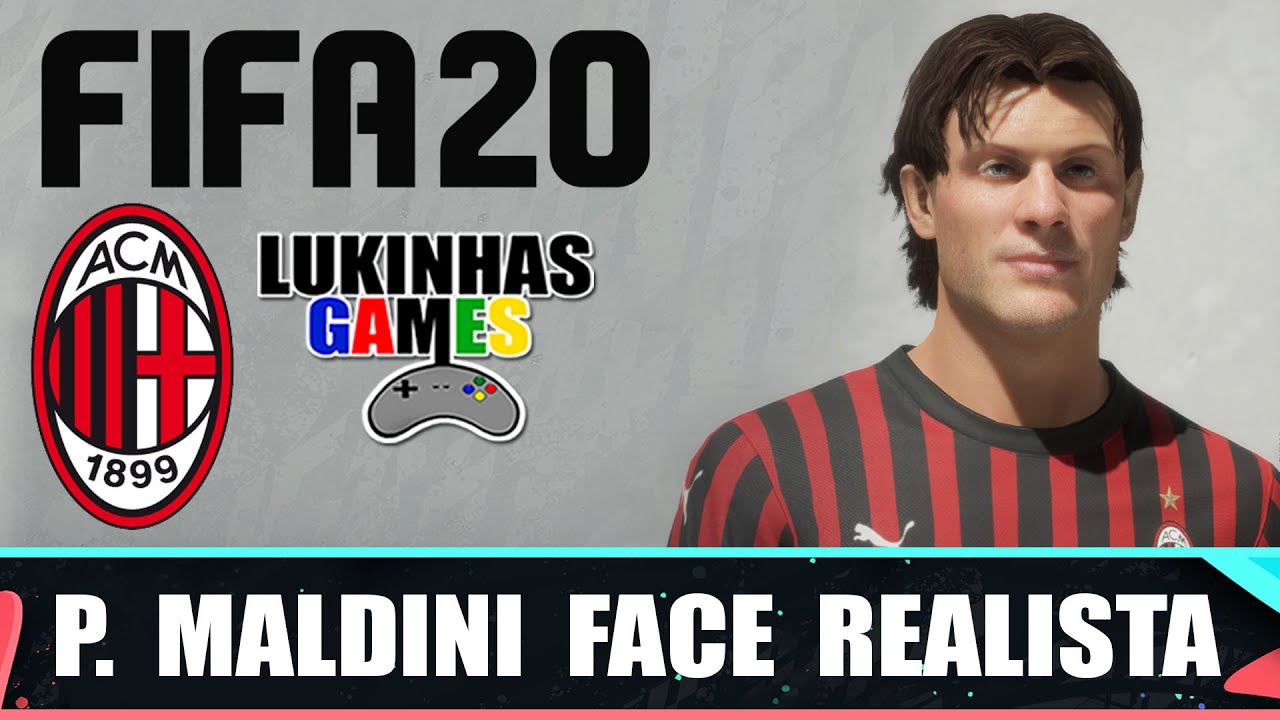FIFA 20 - MALDINI | MILAN | FACE REALISTA | LOOK ALIKE | HOW TO MAKE |  ICONS | PRO CLUBS | TUTORIAL