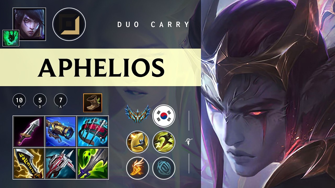 Aphelios ADC vs Yunara - KR Challenger Patch 26.05