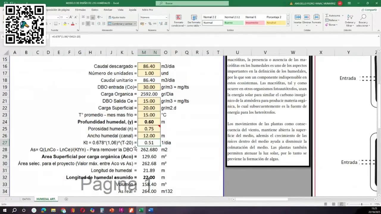 Cómo diseñar un Humedal Artificial paso a paso con plantilla y plano