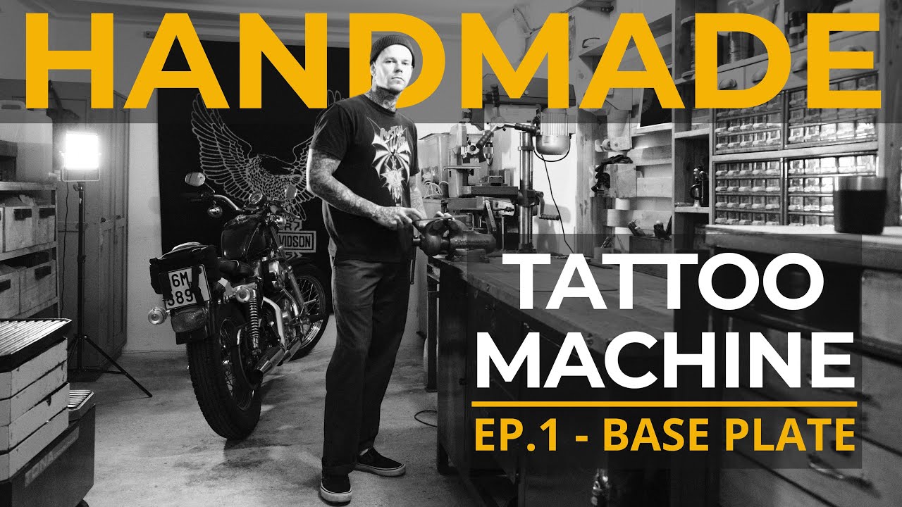 Handcrafting a Coil Tattoo Machine - EP.1: Base Plate