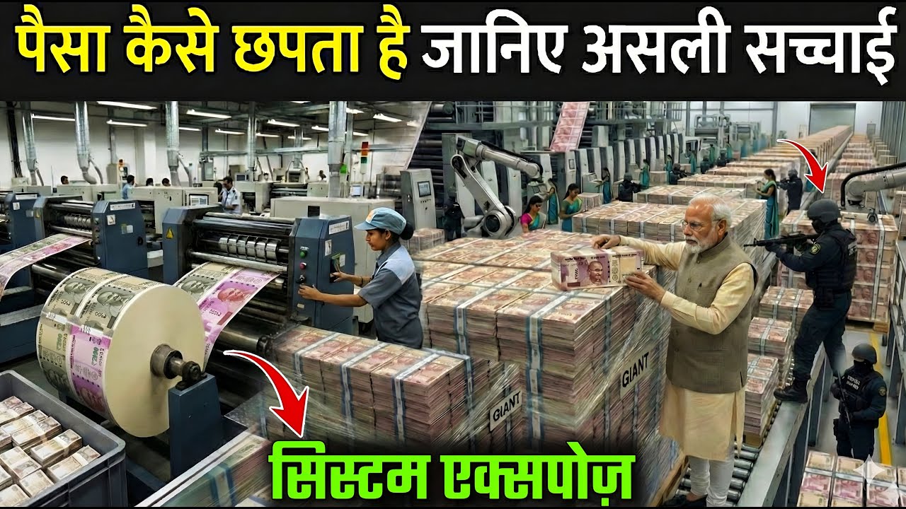 पैसा कैसे छपता है जानिए असली सच्चाई | How Indian Currency Is Printed | Note Kaise Banta Hai