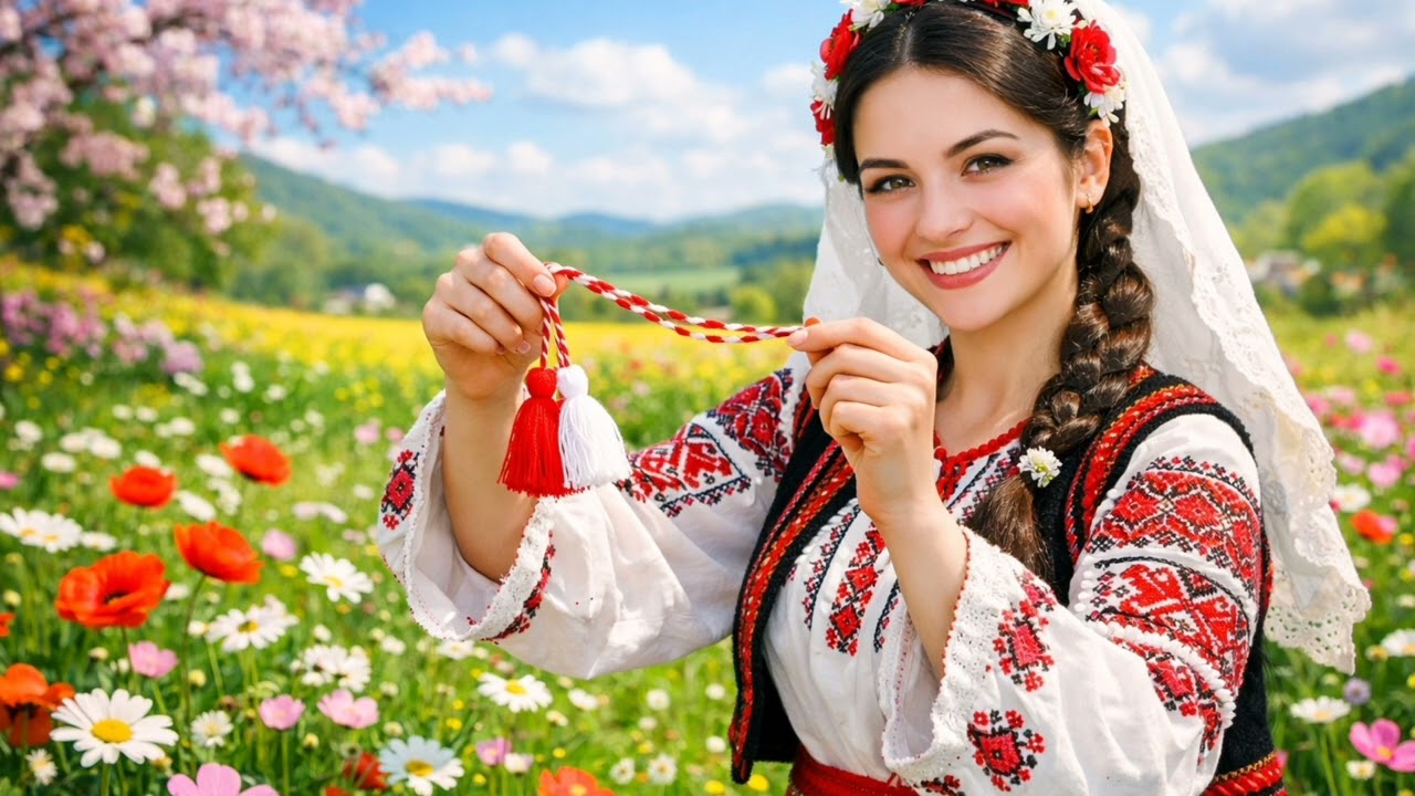 Firul roșu să vă aducă sănătate și cel alb prosperitate....♥️♥️♥️