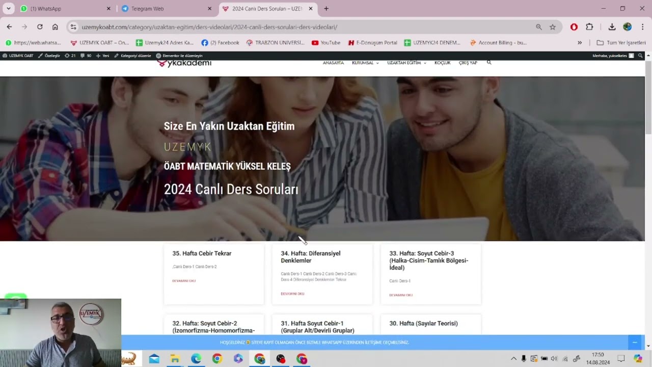 2025 ÖABT Matematik Uzaktan Eğitim Tanıtım Videosu