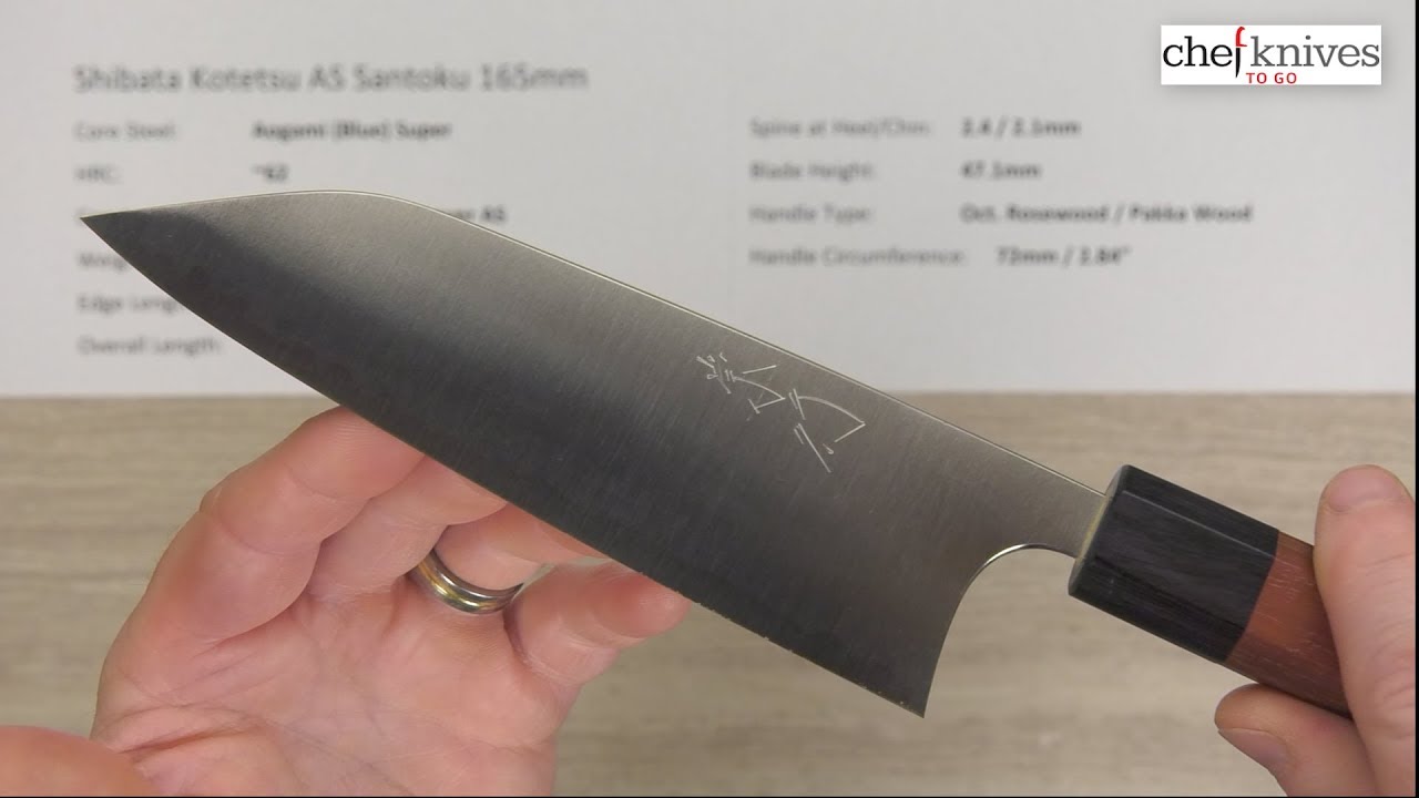 Shibata Kotetsu AS Santoku 165mm Quick Look