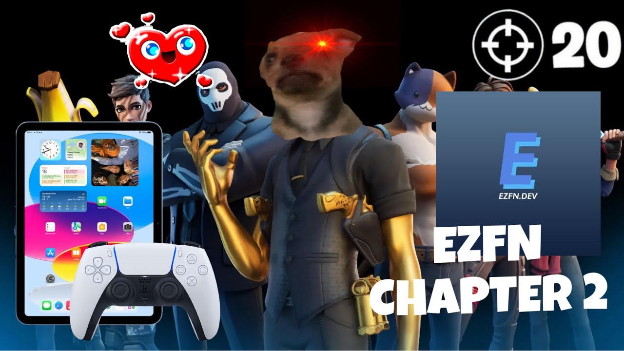 EZFN Chapter 2 Season 2 on iOS ( controller)