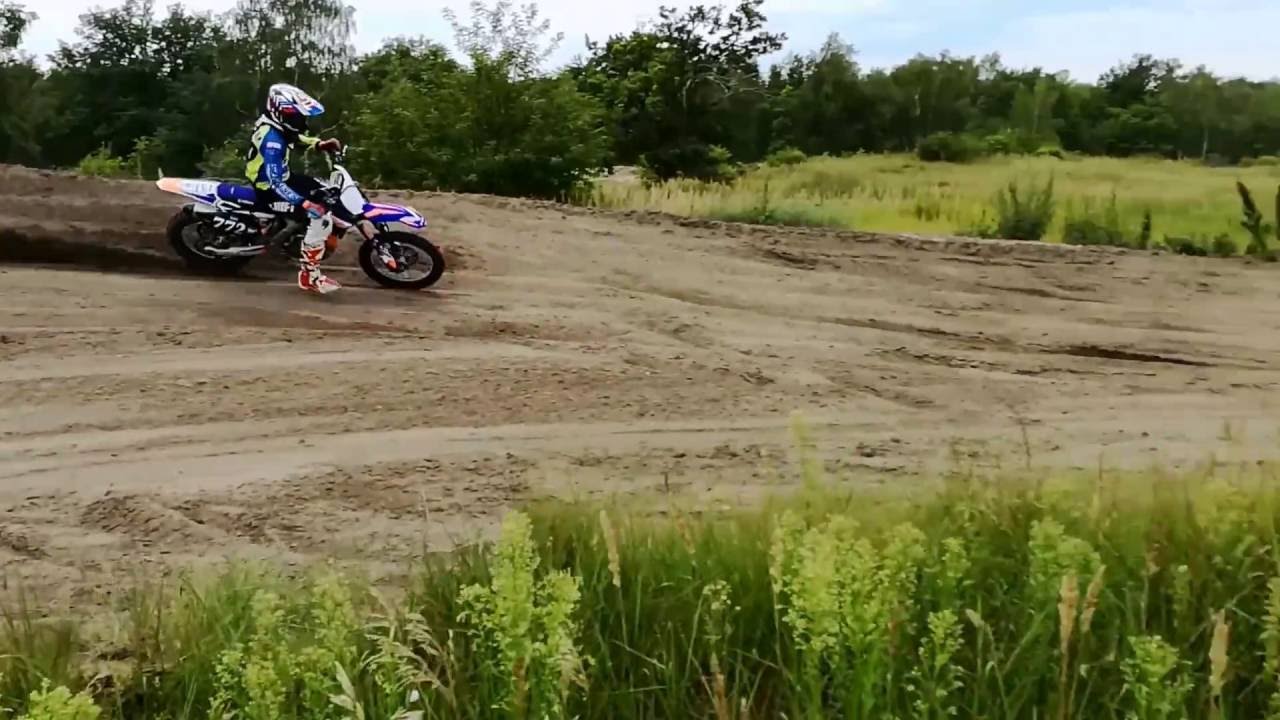 Trenning na torze motocrossowym Lotnisko Toruń