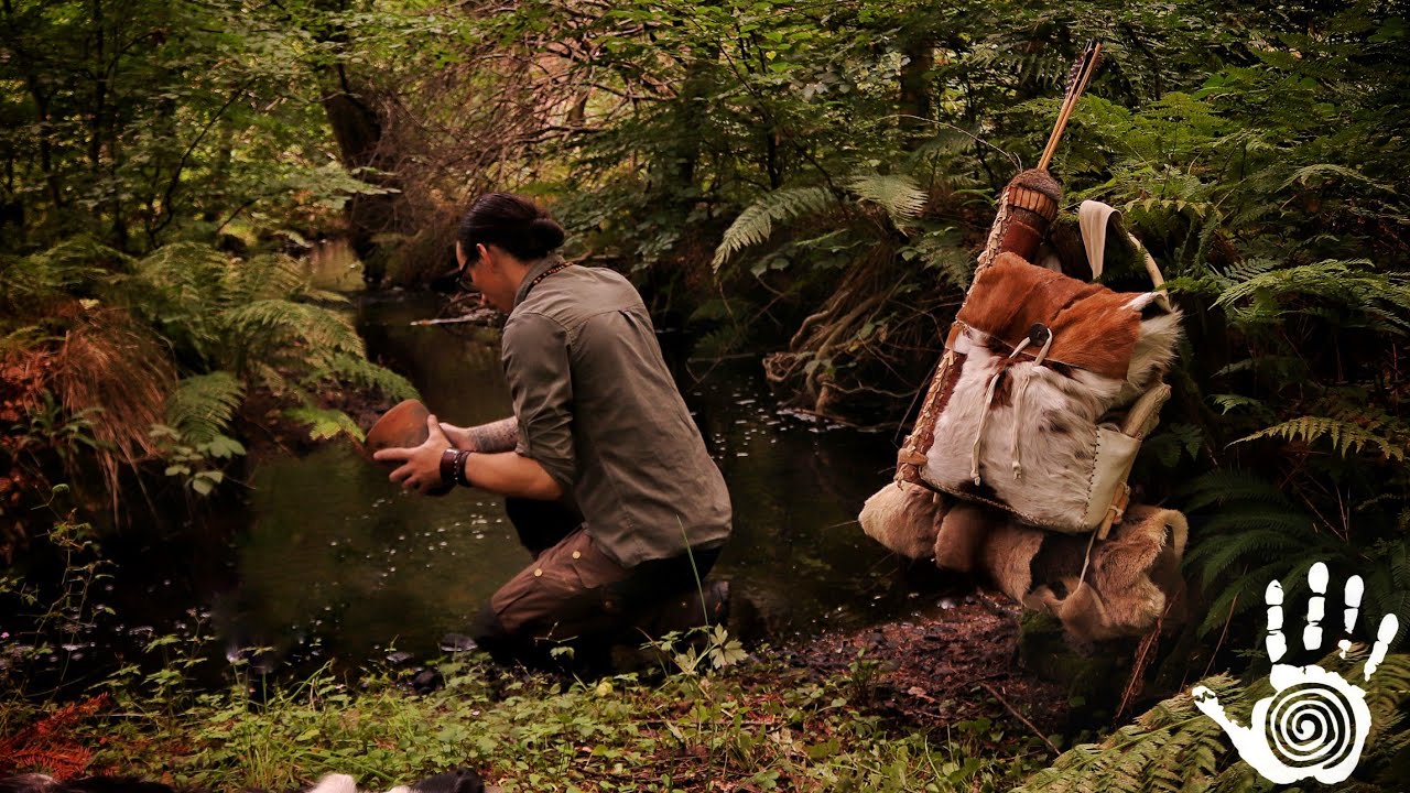 How to Boil water with rocks!! Primitive Bushcraft
