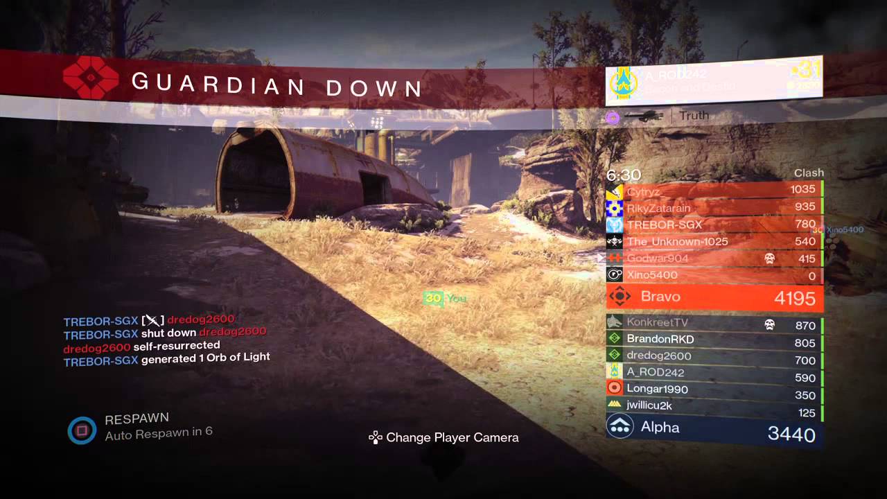 Copy of Destiny game play