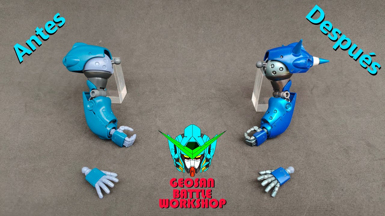 Detallando un Master Grade K&auml;mpfer Geosan Battle