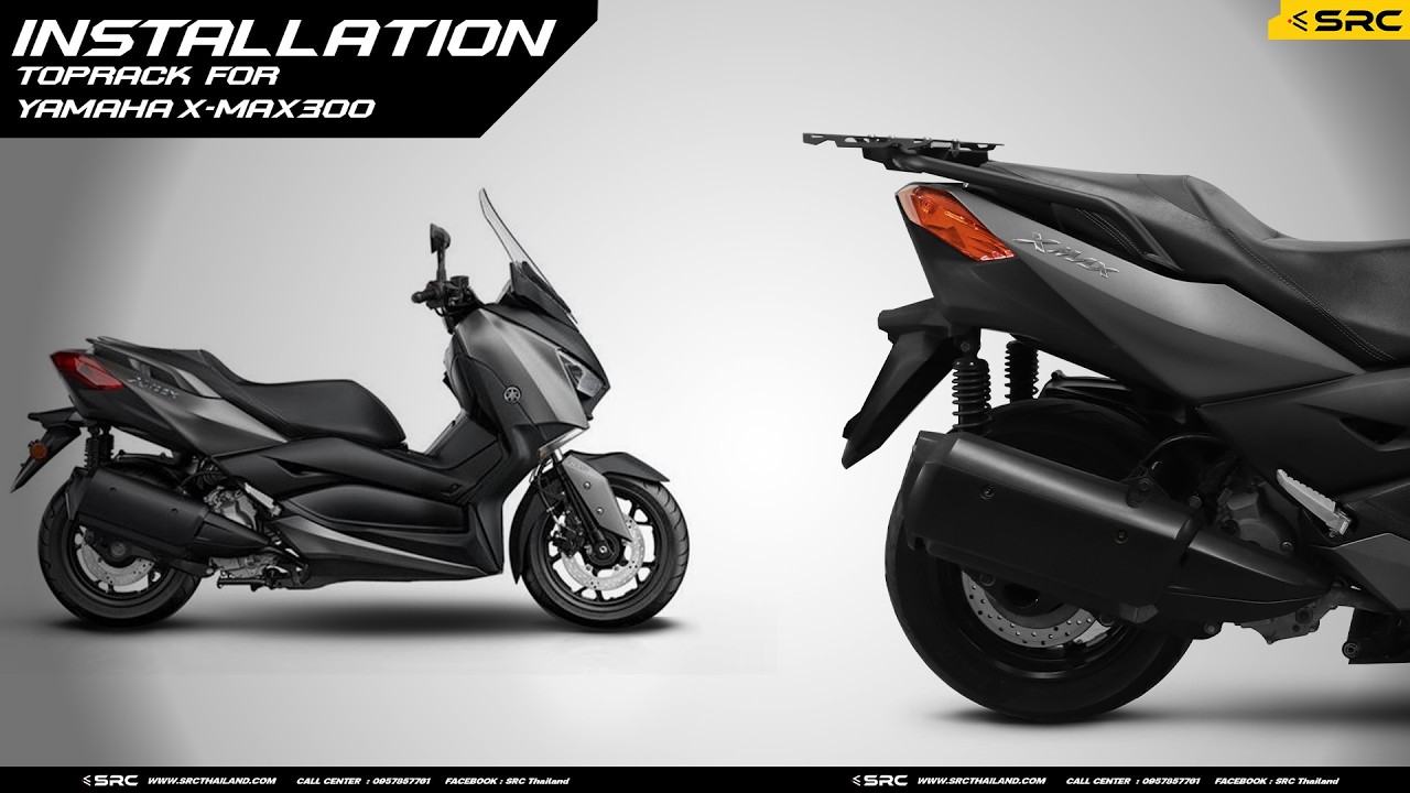YAMAHA XMAX 300 TOP RACK INSTALL