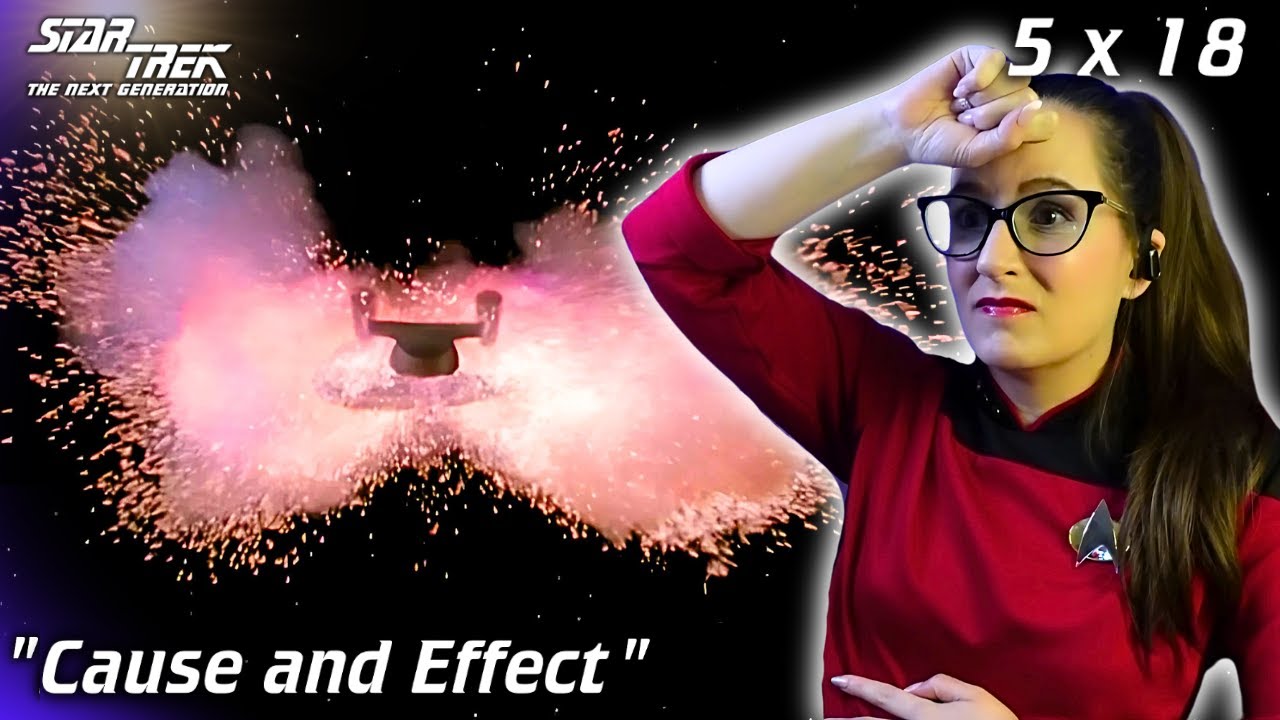 🖖Star Trek: The Next Generation 5x18 Cause and Effect REACTION