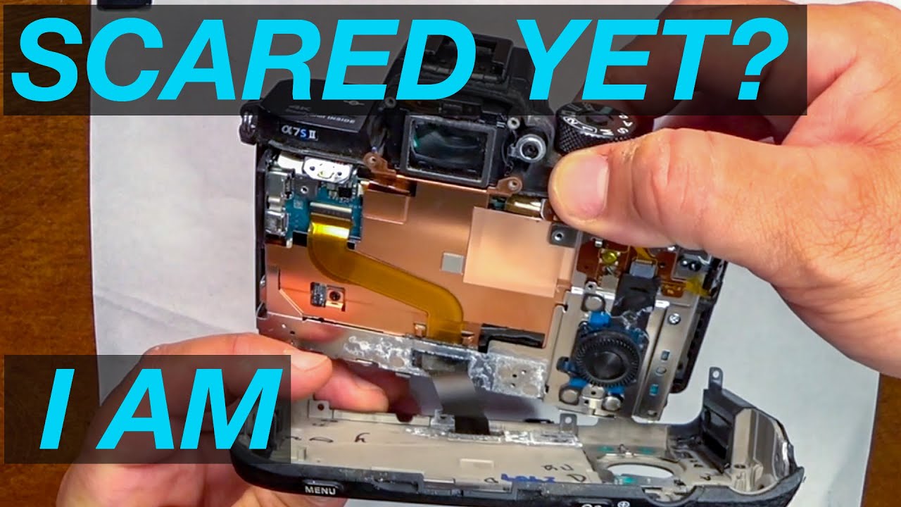 FIX BROKEN A7Sii REPLACE Card slot | DIY FIX Sony A7 Sd Card Slot replacement
