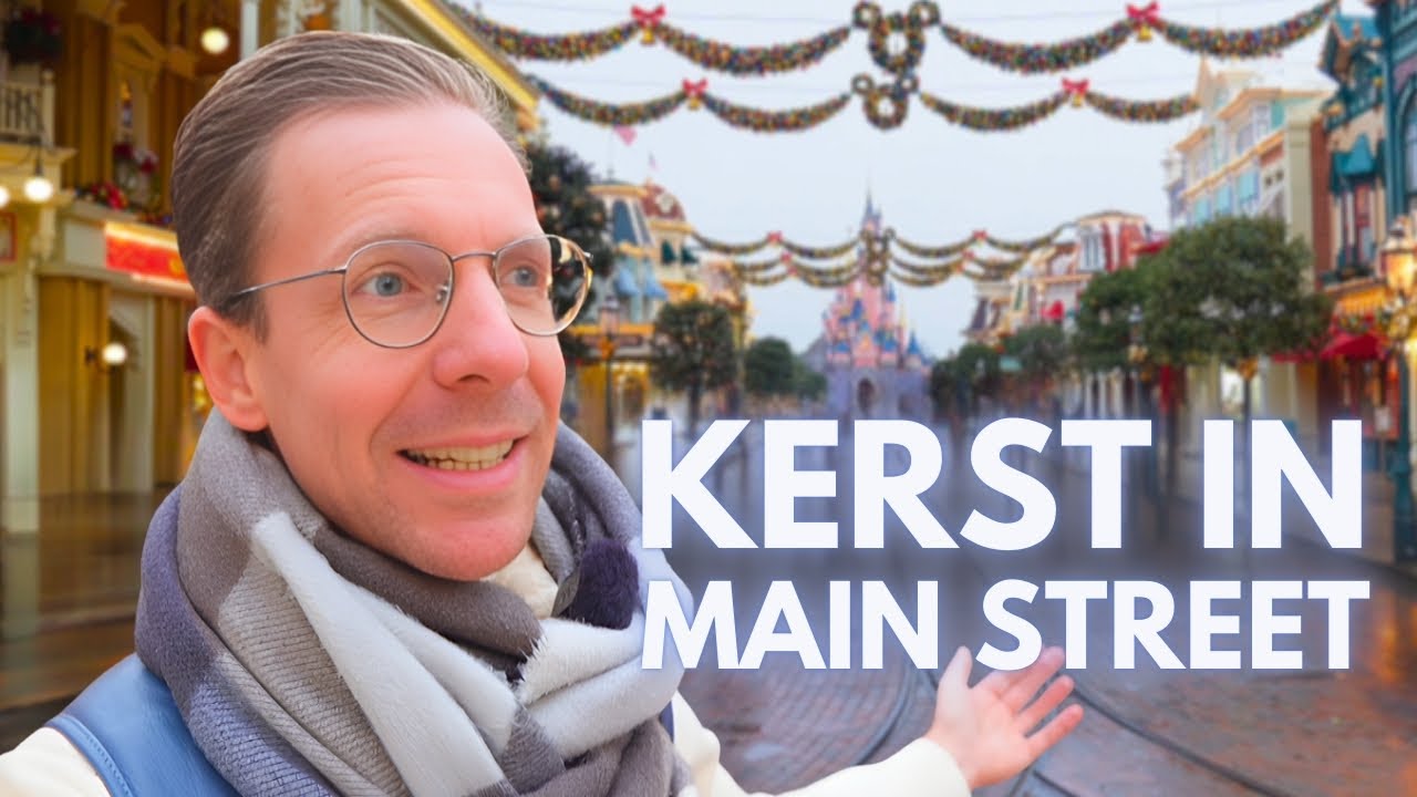 Om 08:00u ALLEEN In Disneyland: Kerst In Main Street