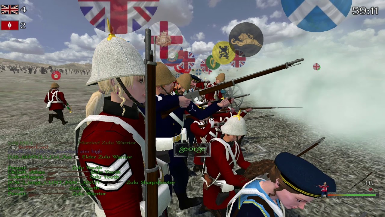 Anglo-Zulu War ASMR: Mount & Blade: Warband