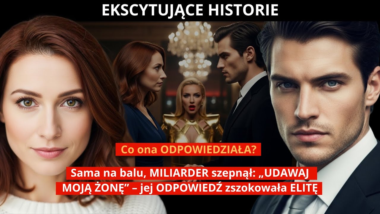 Sama na balu, MILIARDER szepnął „UDAWAJ MOJĄ ŻONĘ” – jej ODPOWIEDŹ zszokowała ELITĘ