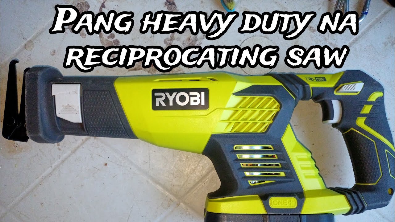 Unboxing ryobi reciprocating saw