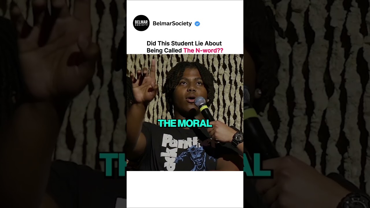 Did this student lie about the N-word?  #charliekirk #debate