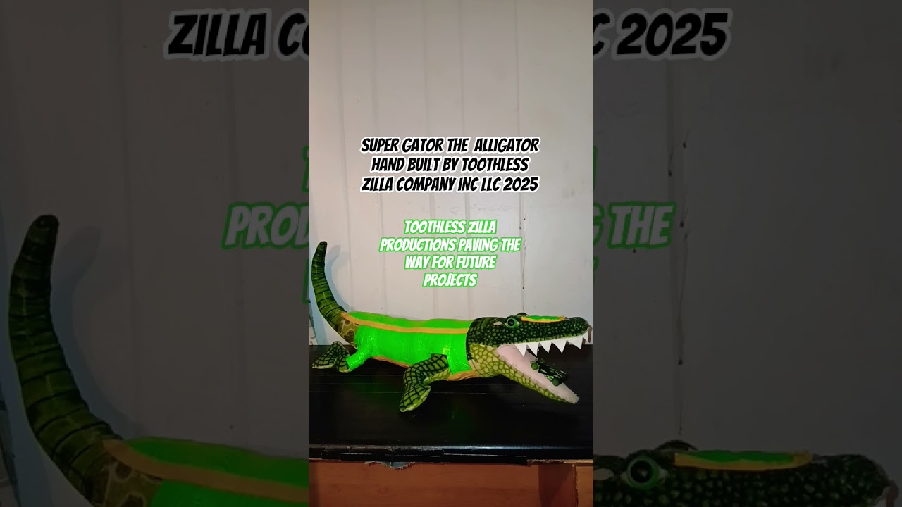 toothless zilla concepts the finished concept super gator alligator 🐊🐊🐊🐊🐊🐊🐊🐊