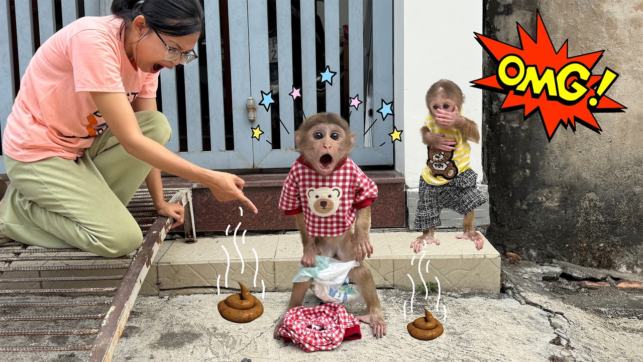 Mom is shocked by what Lucky did right in front of the house!