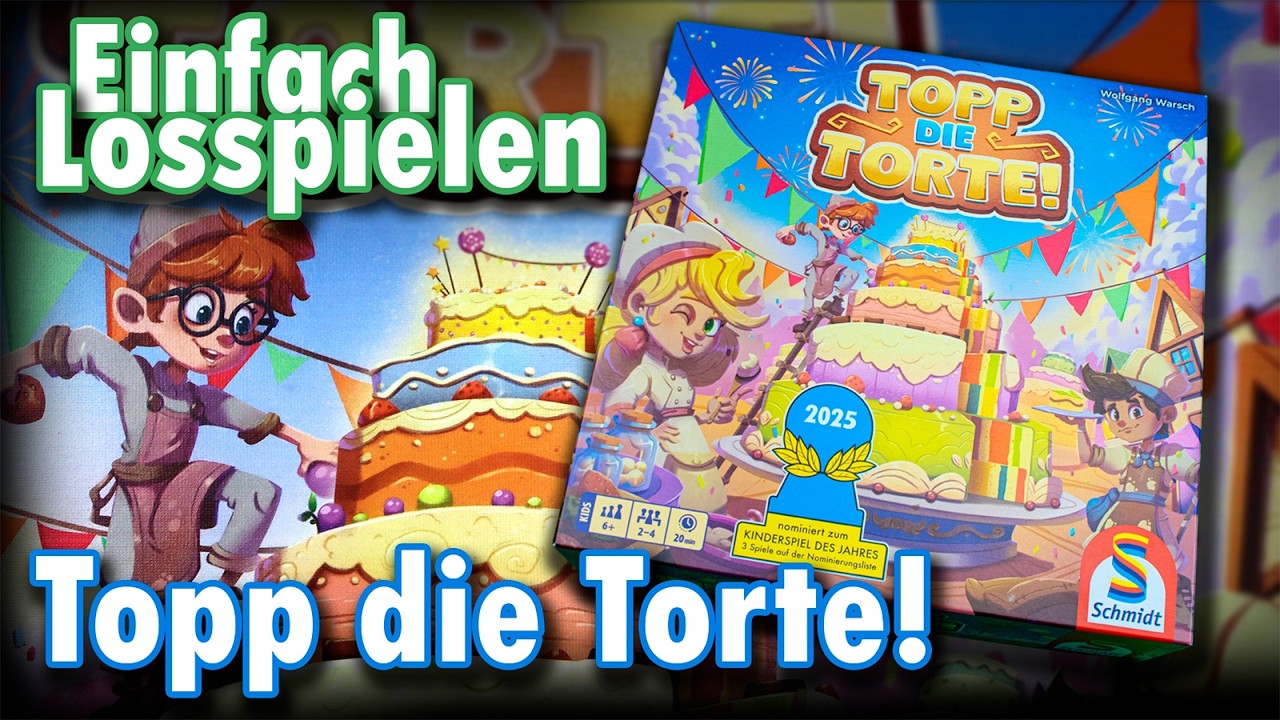 Brettspiel Topp die Torte! Verständlich erklärt | Einfach Losspielen