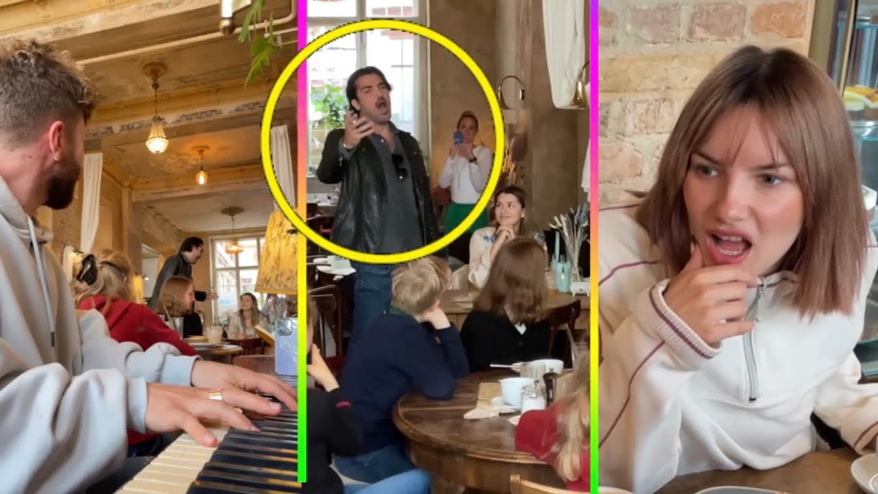 A famous OPERA SINGER joins me in a CAF&Eacute; 🤯🤯