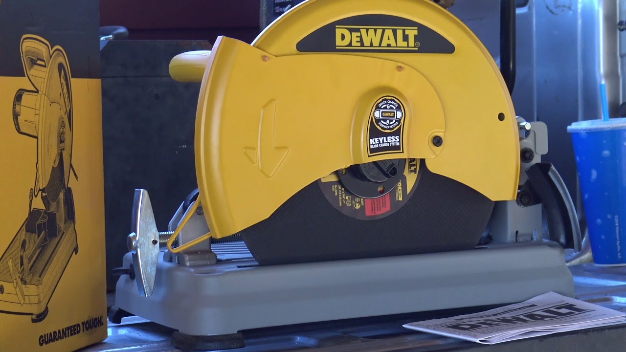 DeWALT 14 in. Chop Saw Unboxing