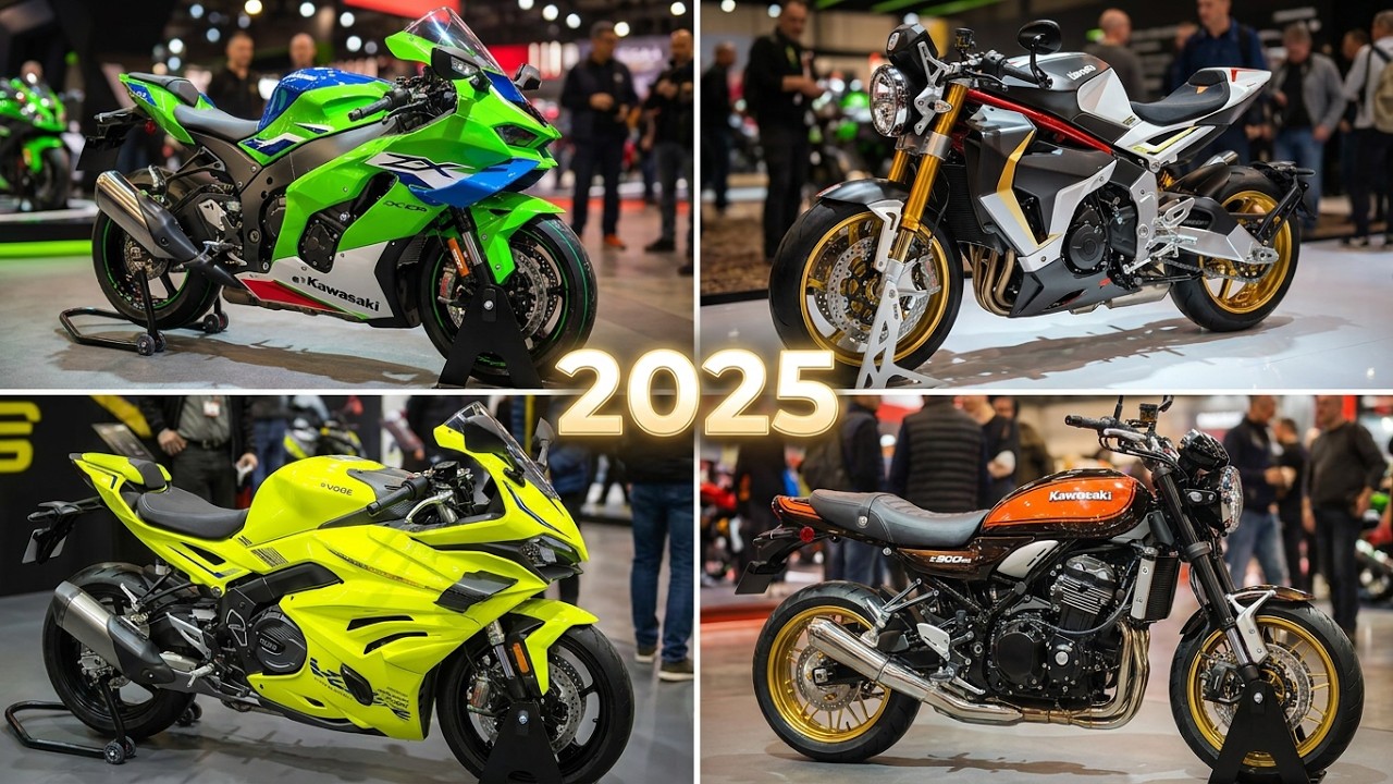 Мотоциклетная выставка Eicma 2025 в Италии Kawasaki - Voge - Bimota - Linhai - Segway - Bsa - Zxm...