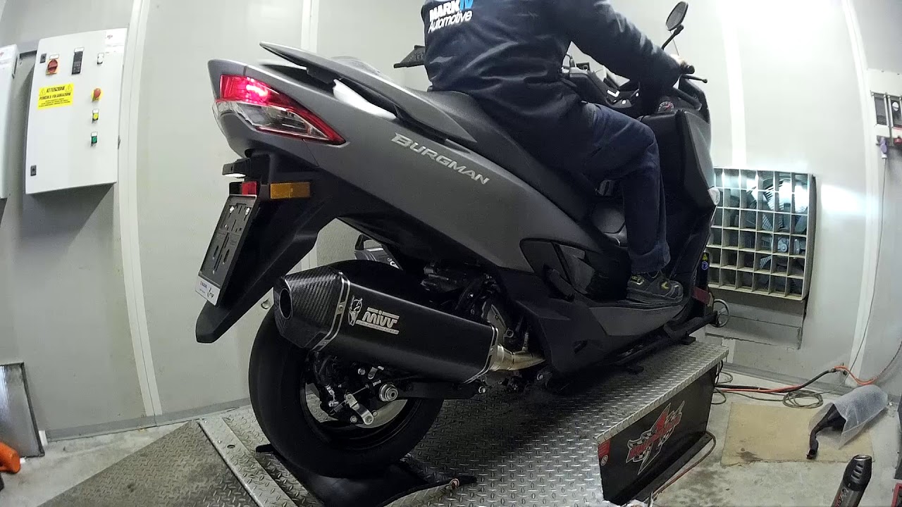 SUZUKI BURGMAN 400 2017 - MIVV SPEED EDGE BLACK EXHAUST