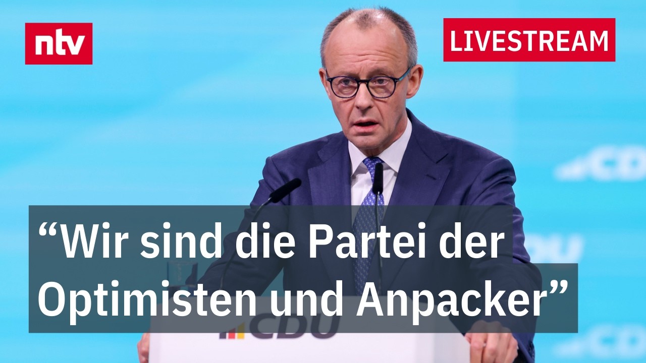 LIVE: Bundeskanzler Friedrich Merz spricht beim 38. CDU-Parteitag
