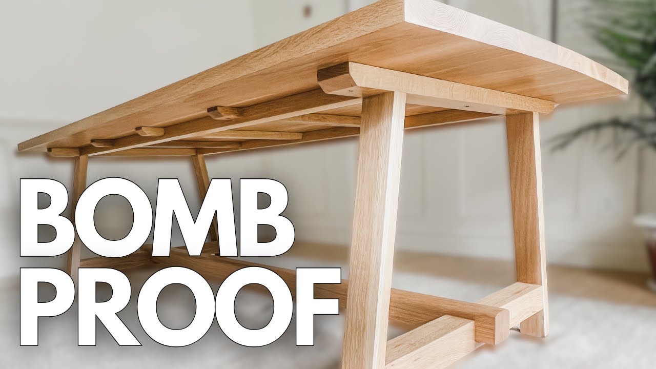 How To Build An Oak Dining Table That Last Generations . Plans Available