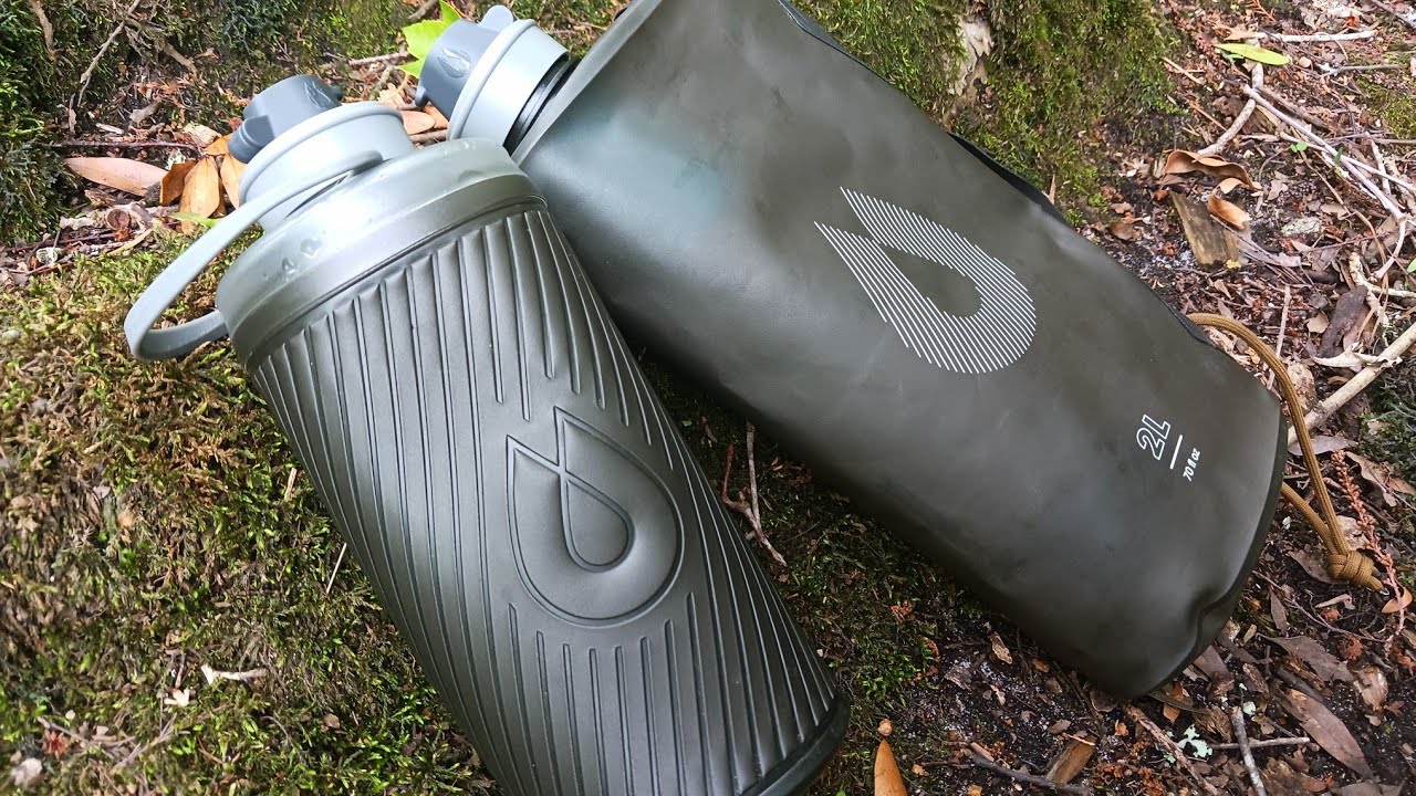 Hydrapak 1L Flux, 2L Seeker, and 42mm Filter