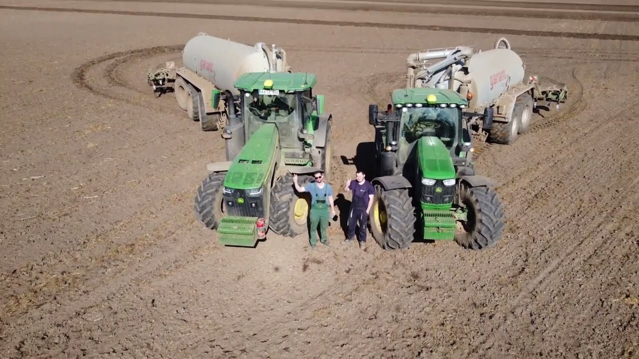 Injektálás John Deere 8R340, 6R175 2x Kotte Garant Hungary 4K