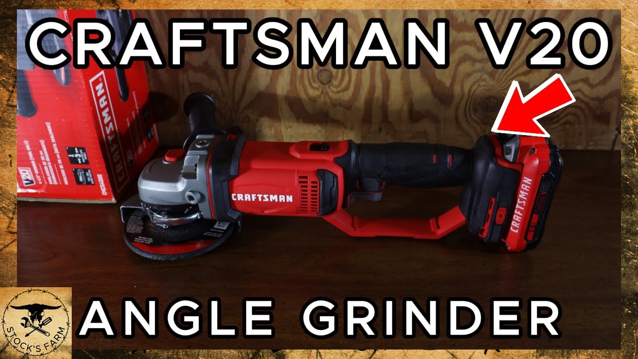 Craftsman V20 Angle Grinder Unbox & Overview