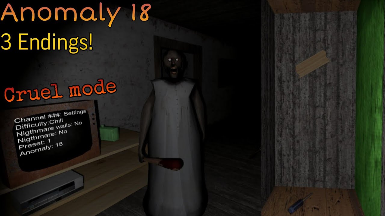 {Anomaly 18 + Cruelty 3 Endings!}  Granny PC Boris pack by @BorisLubPPT 