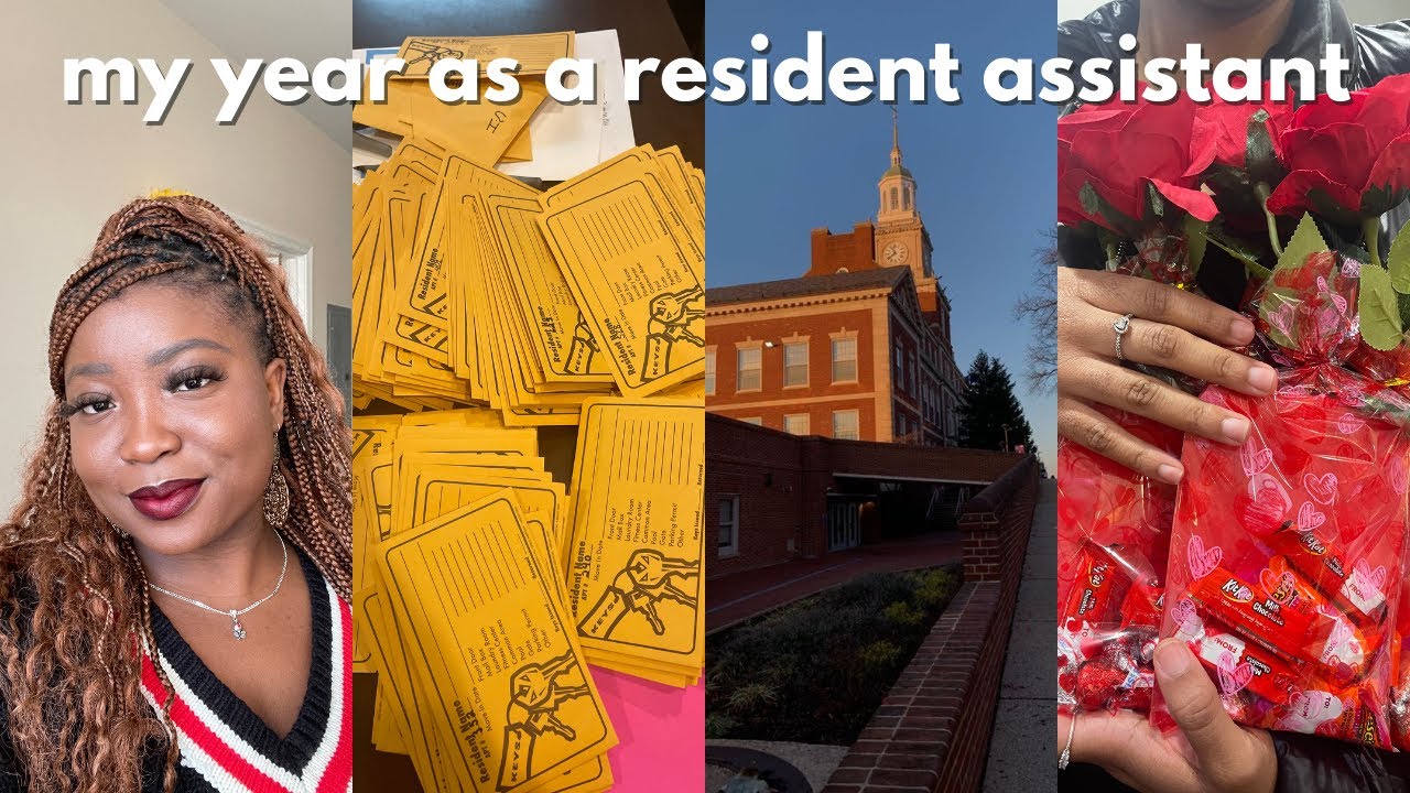 my year as a resident assistant at Howard|orientation, move in, hosting events+interviews,move out