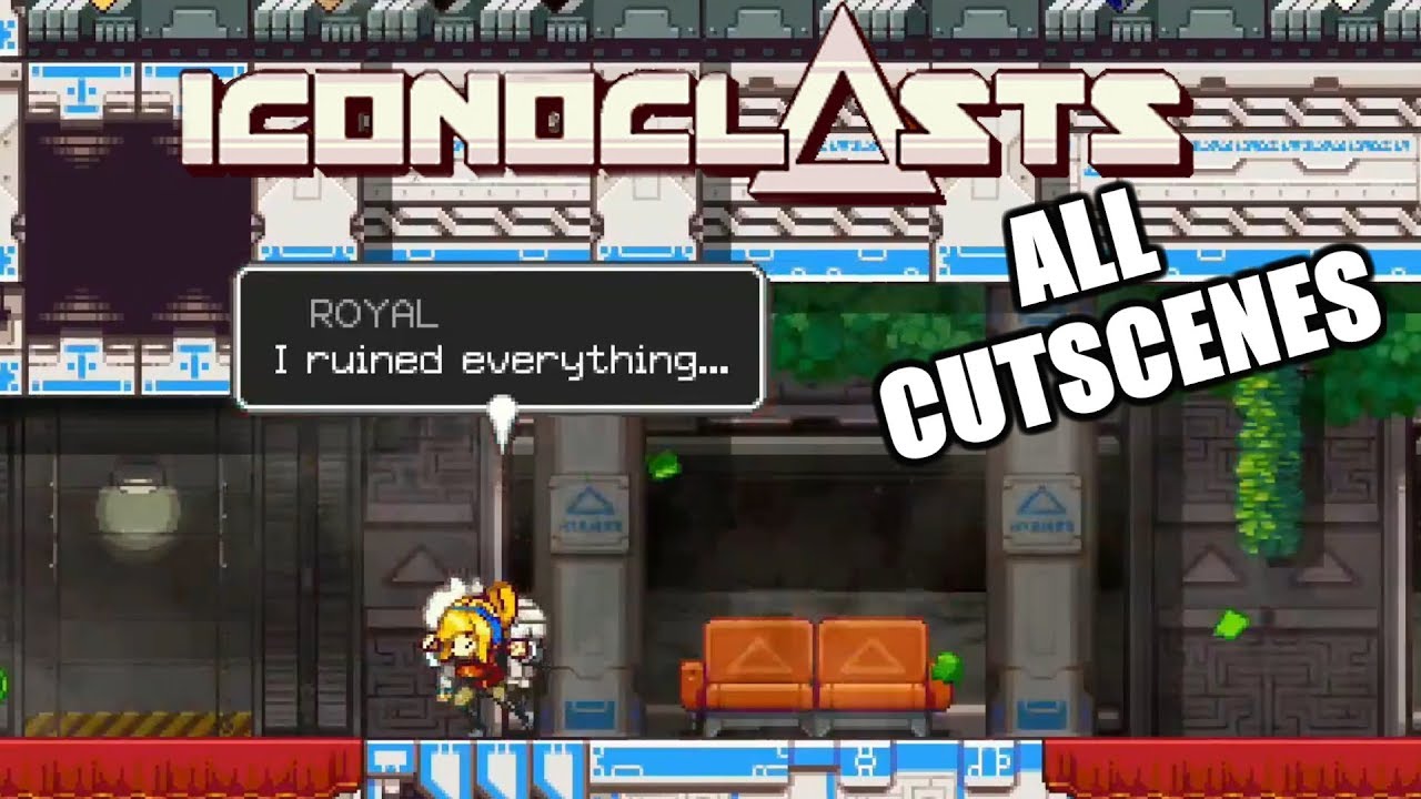 Iconoclasts - All Main Story Cutscenes & Dialogues (Game Movie) (PC)