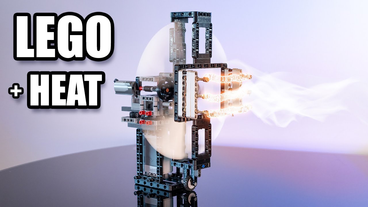 Делаем мощный обогреватель-вентилятор из Lego: расплавится ли он?