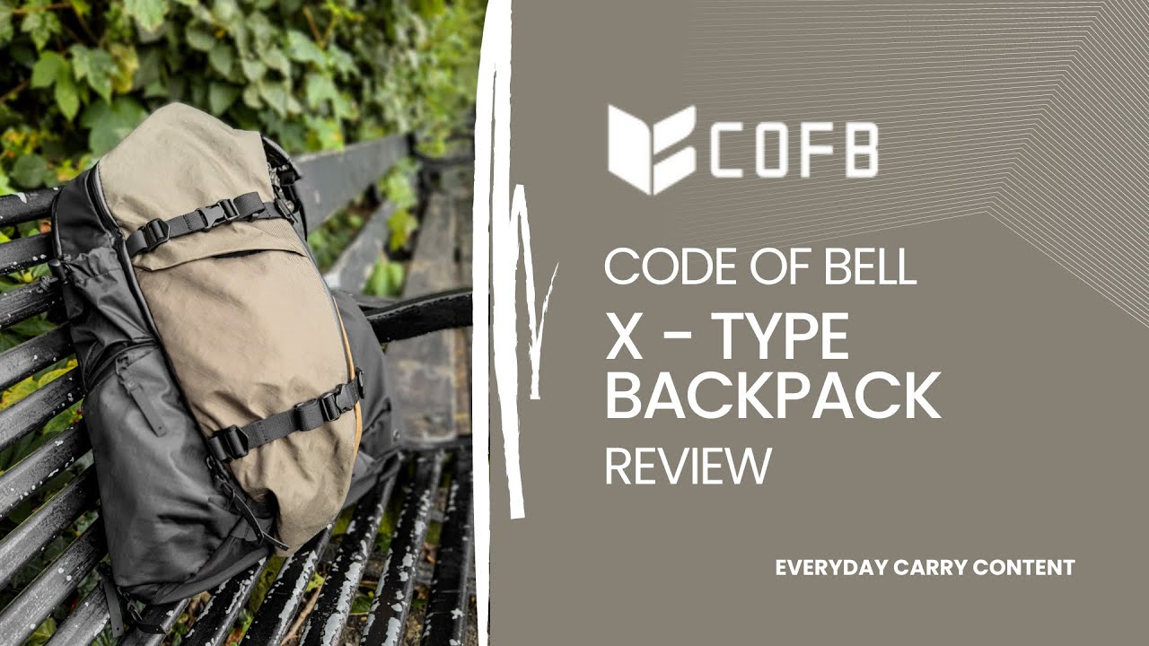 Code of Bell X Type Backpack Review // Most Technical and Multifunctional Bag So Far in 2023, EDC