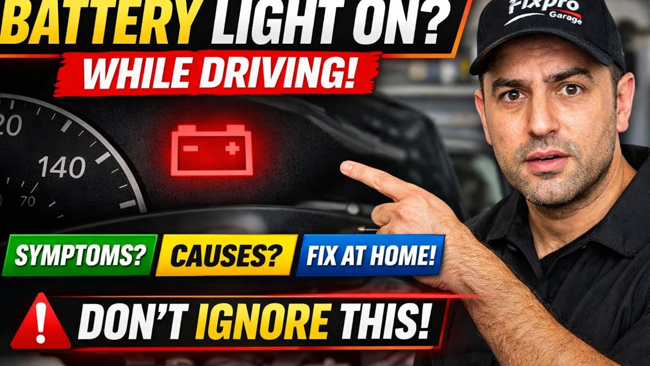 Why Your Battery Light Comes On While Driving (Fix It Fast)