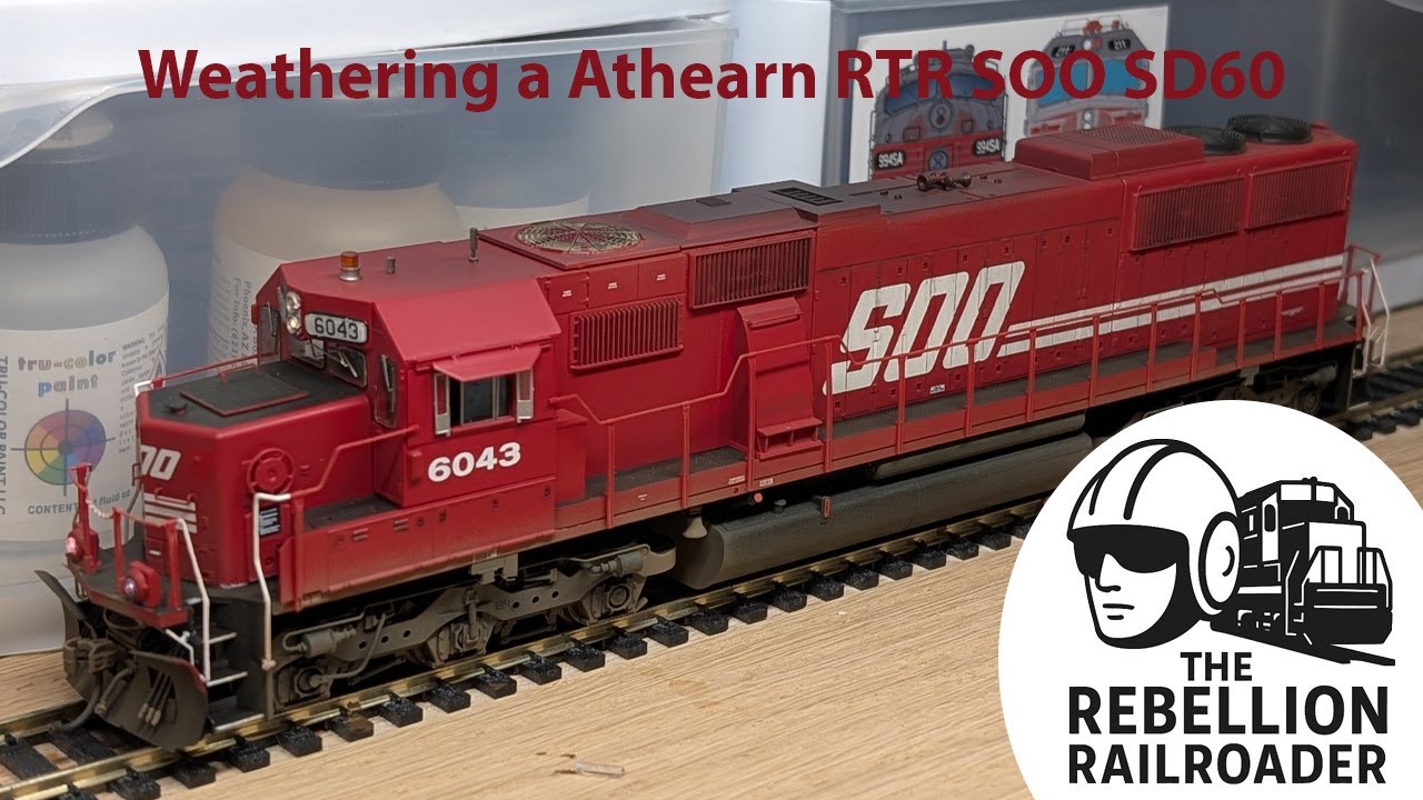 Weathering a HO Scale Athearn RTR SOO SD60 
