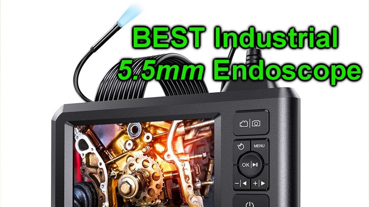 BEST Industrial Endoscope DEPSTECH 5.5mm Camera 1080P Video 4.3 Inch LCD Screen IP67 Snake REVIEW