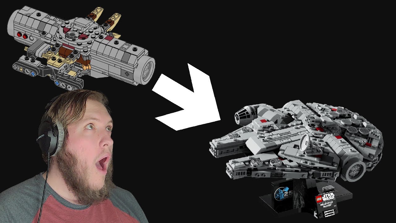 Building MORE of The MILLENNIUM FALCON In LEGO!