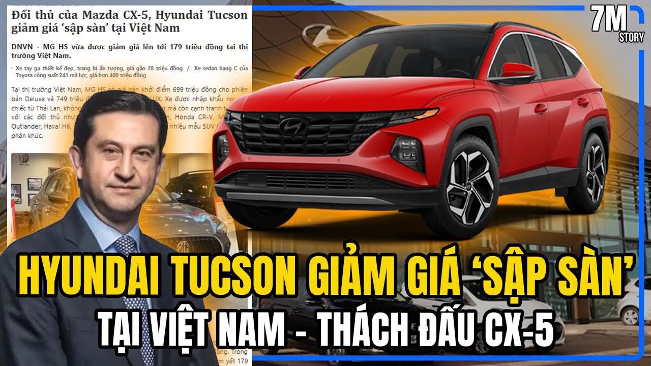 HYUNDAI TUCSON GIẢM GIÁ ‘SẬP SÀN’ TẠI VIỆT NAM, THÁCH ĐẤU CX-5