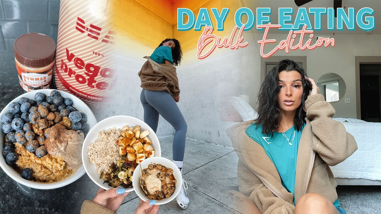 Full Day of Eating | Bulk Edition + Increased Macros & Gymshark Black Friday Sale