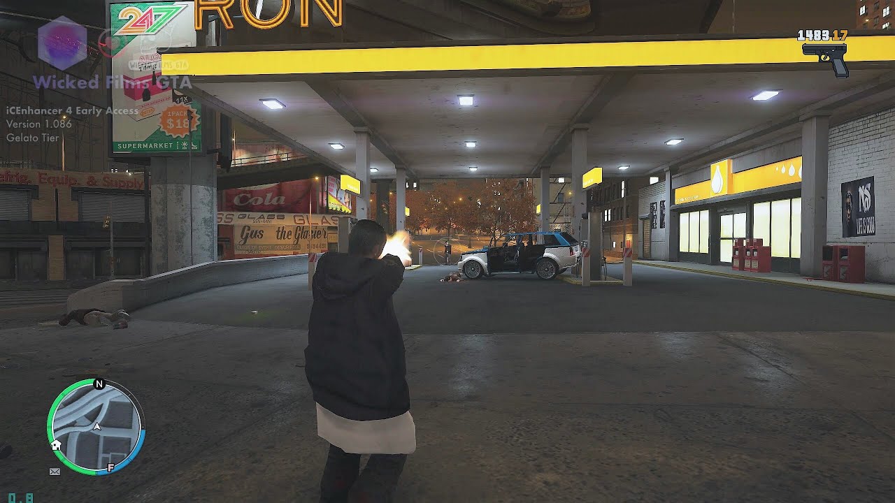 GTA 4 RUSSIAN GOONS CAUGHT LACKING GAS STATION SHOOTOUT !!!