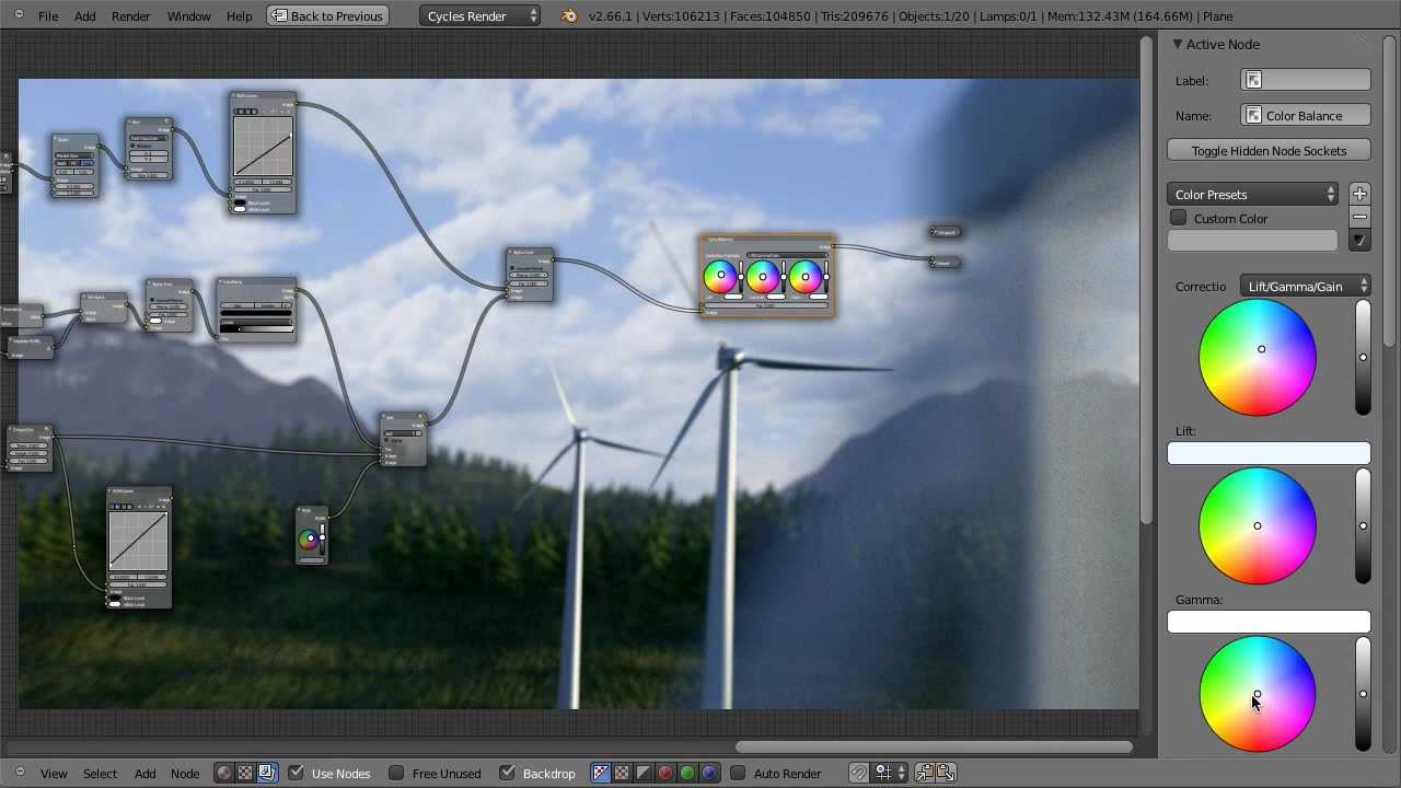 Creating Mist in Blender and Cycles with Z Depth