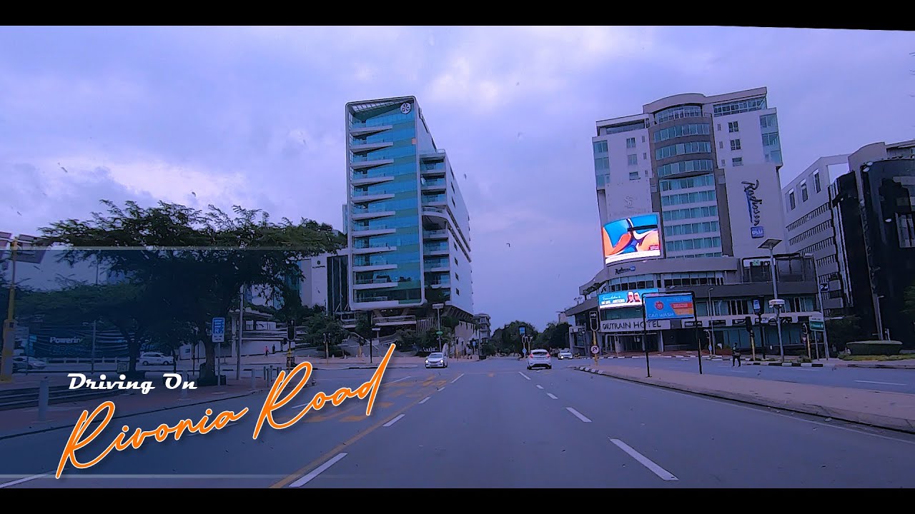 #Drive #WithMe - Rivonia Road |  Johannesburg, SOUTH AFRICA | CITY DRIVE