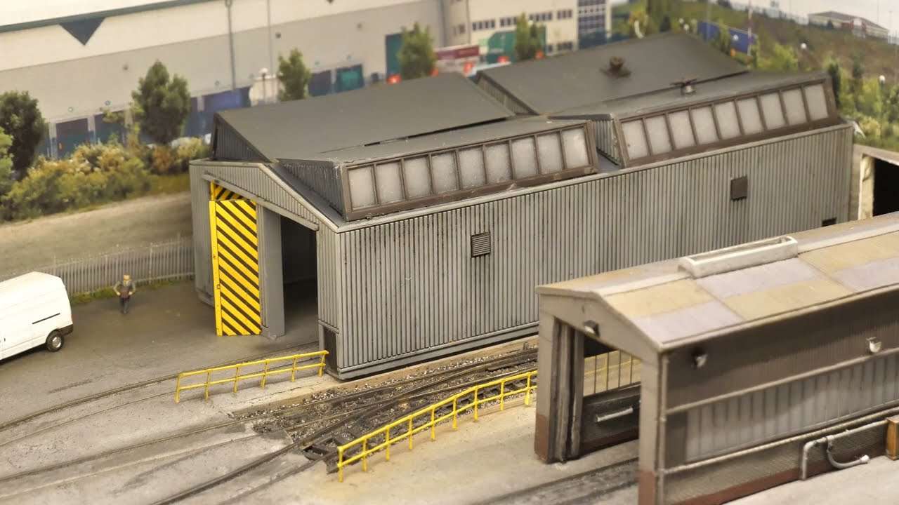 weathering the Peco NB-80 Train Shed Unit, for the Cobra Railhead layout